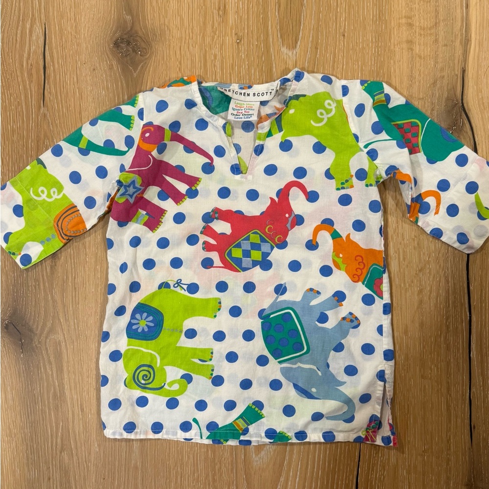 Gretchen Scott Designs Multicolor Kids Tunic Cover up